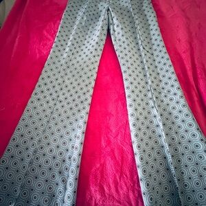 Elie Tahari Gray Patterned Boot Cut Jeans